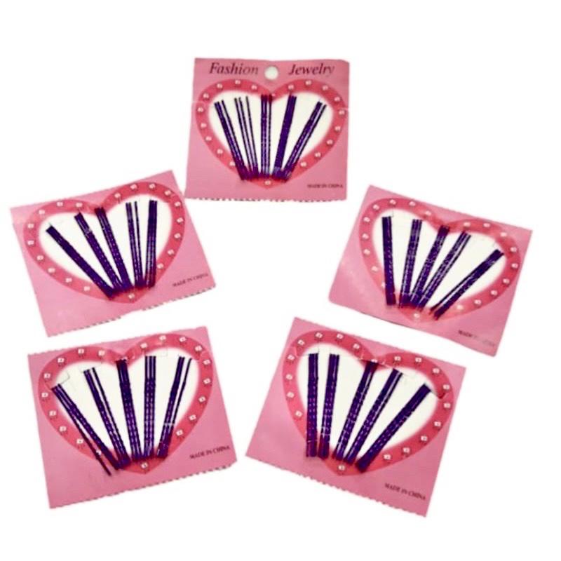 1 PAPAN jepit lidi bobby pin murah warna hitam isi 15pcs