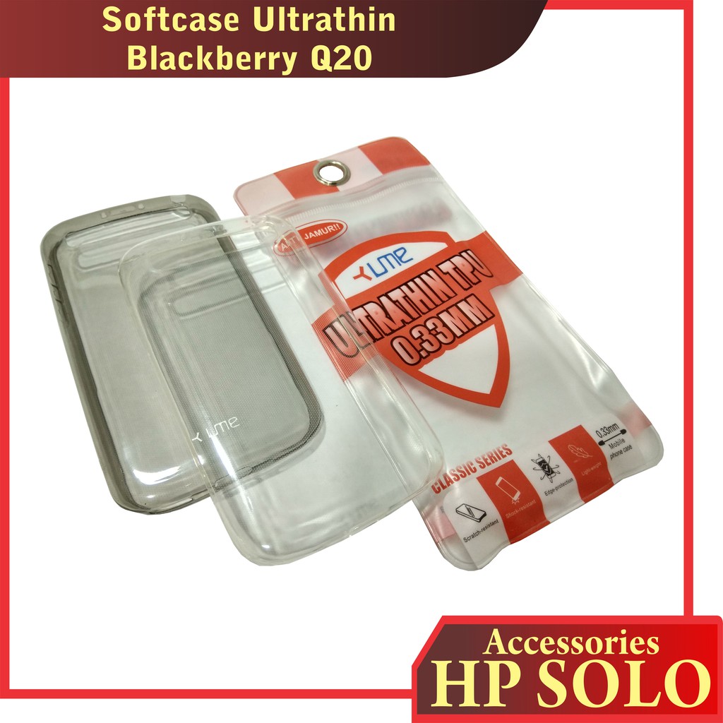 Softcase / case / casing / cover / silicon / ultrathin Blackberry Q20r
