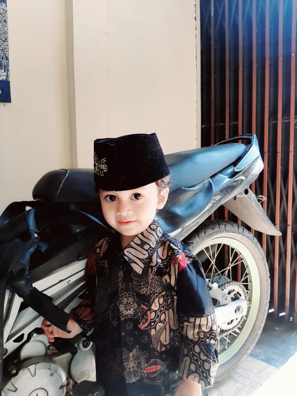 Kemeja Batik Lengan Panjang Anak Cowok Baju Batik Anak Cowok Batik Anak Laki Laki Size S M L Xl