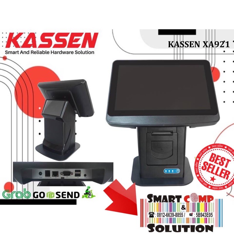 Mesin Kasir Touch Screen Android POSNDROID Kassen XA-921 / XA921 Printer 58mm