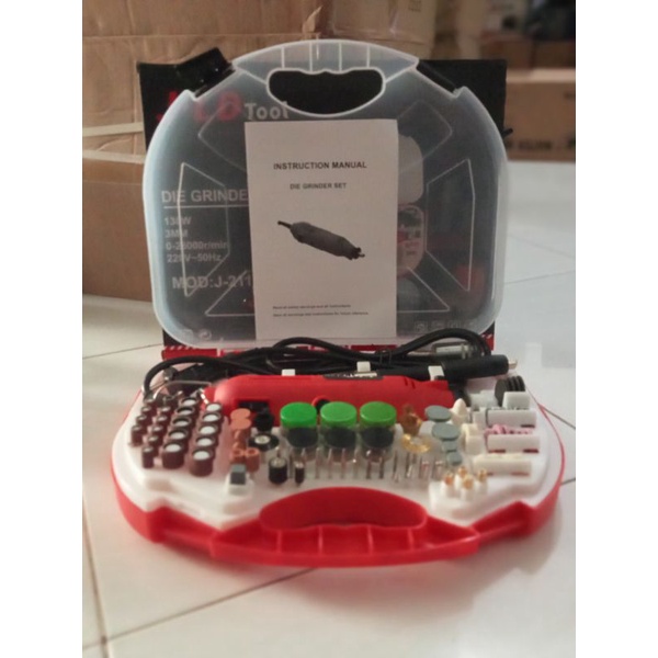 Mesin Bor  Mini Grinder JLD Terlengkap 130 Watt