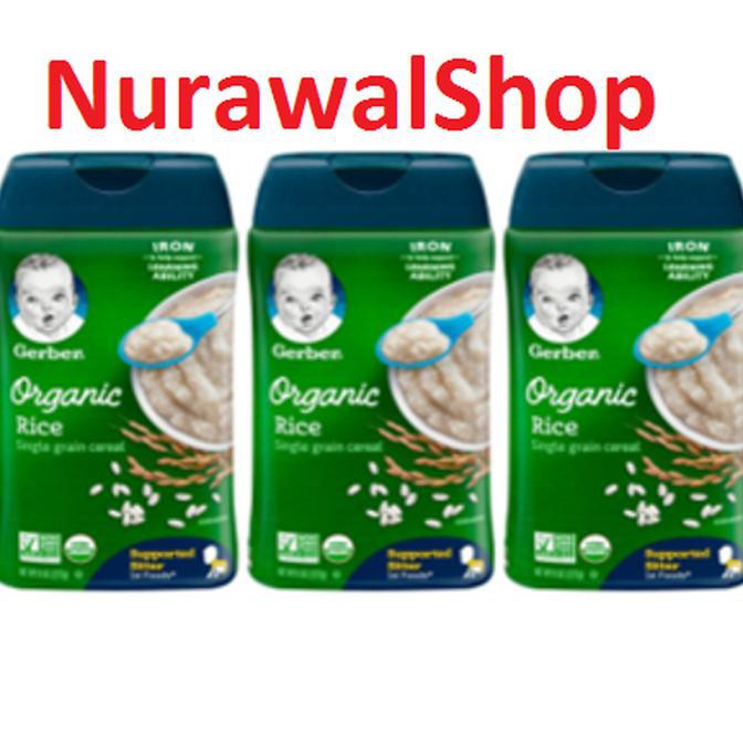 

[BAYAR DI TEMPAT] gerber ceral organic rice cereal {GRATIS ONGKIR Kode 684