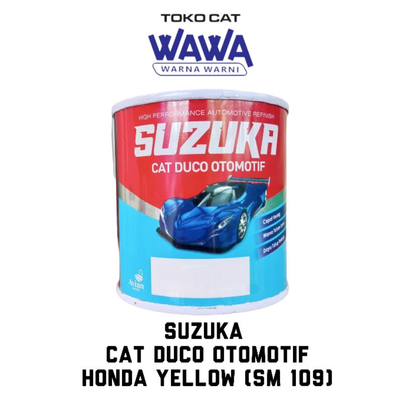 cat duco Suzuka Honda Yellow SM 109 kuning gold emas cepet kering kilap