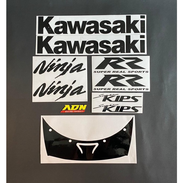 Striping Kawasaki Ninja RR Old Putih Oracal Germany