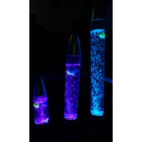 Lampu Aquarium Kaca dengan 7 Warna Lampu / Lampu Hias Ruangan