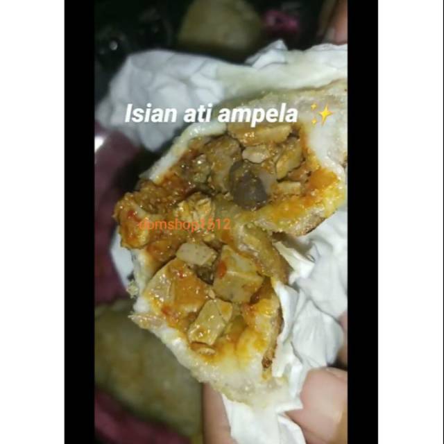 

Cireng isi ati ampela extra pedas