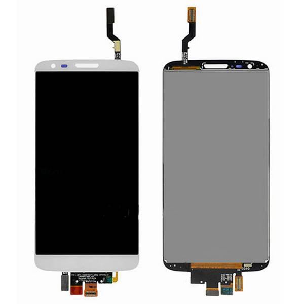 LCD+TOUCHSCREEN FRAME LG G2 D802 WHITE