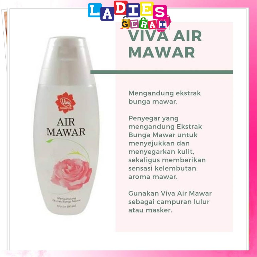 Air Mawar Viva / Penyegar Viva / Toner Air Mawar