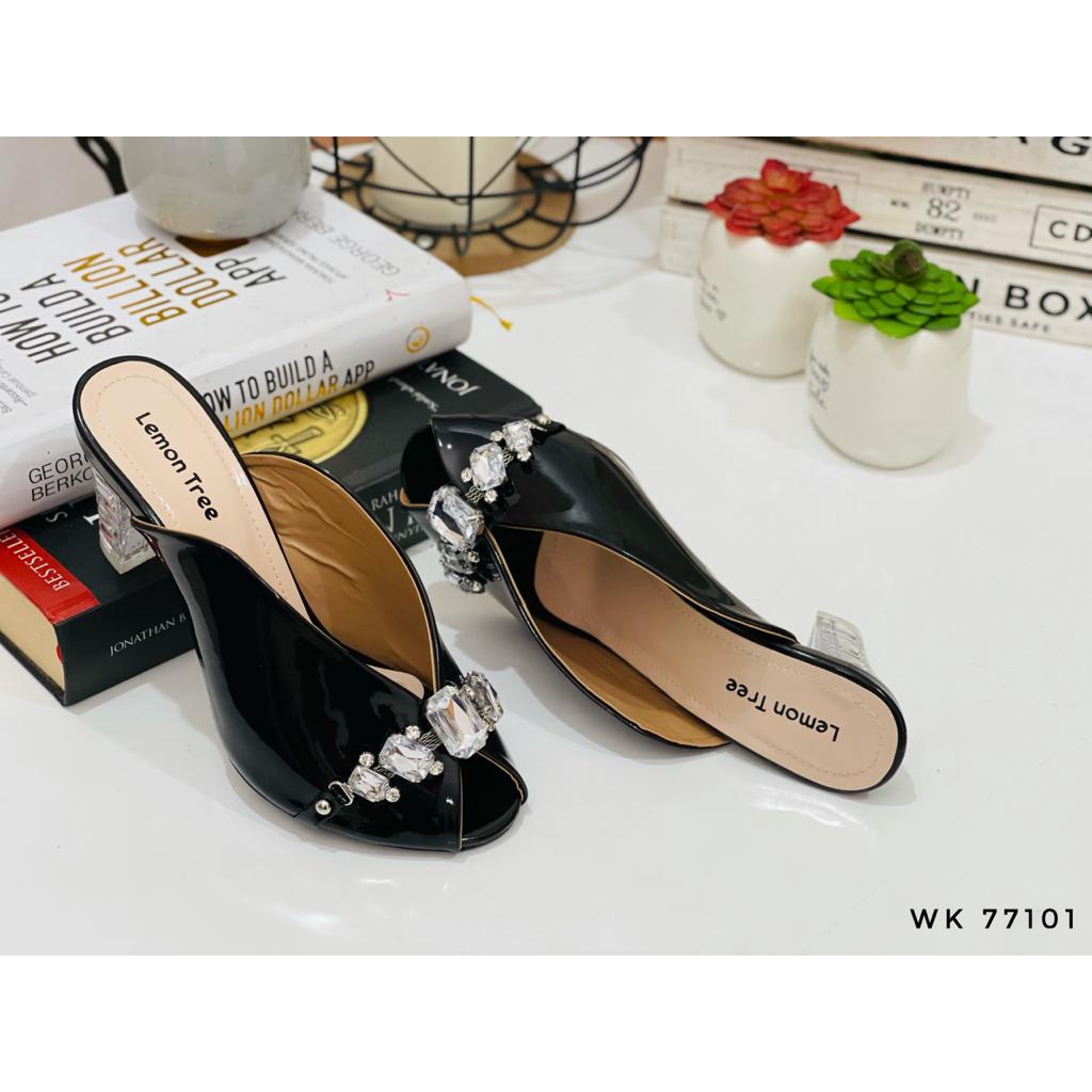SANDAL HEELS PESTA Mute Hak tahu 7cm