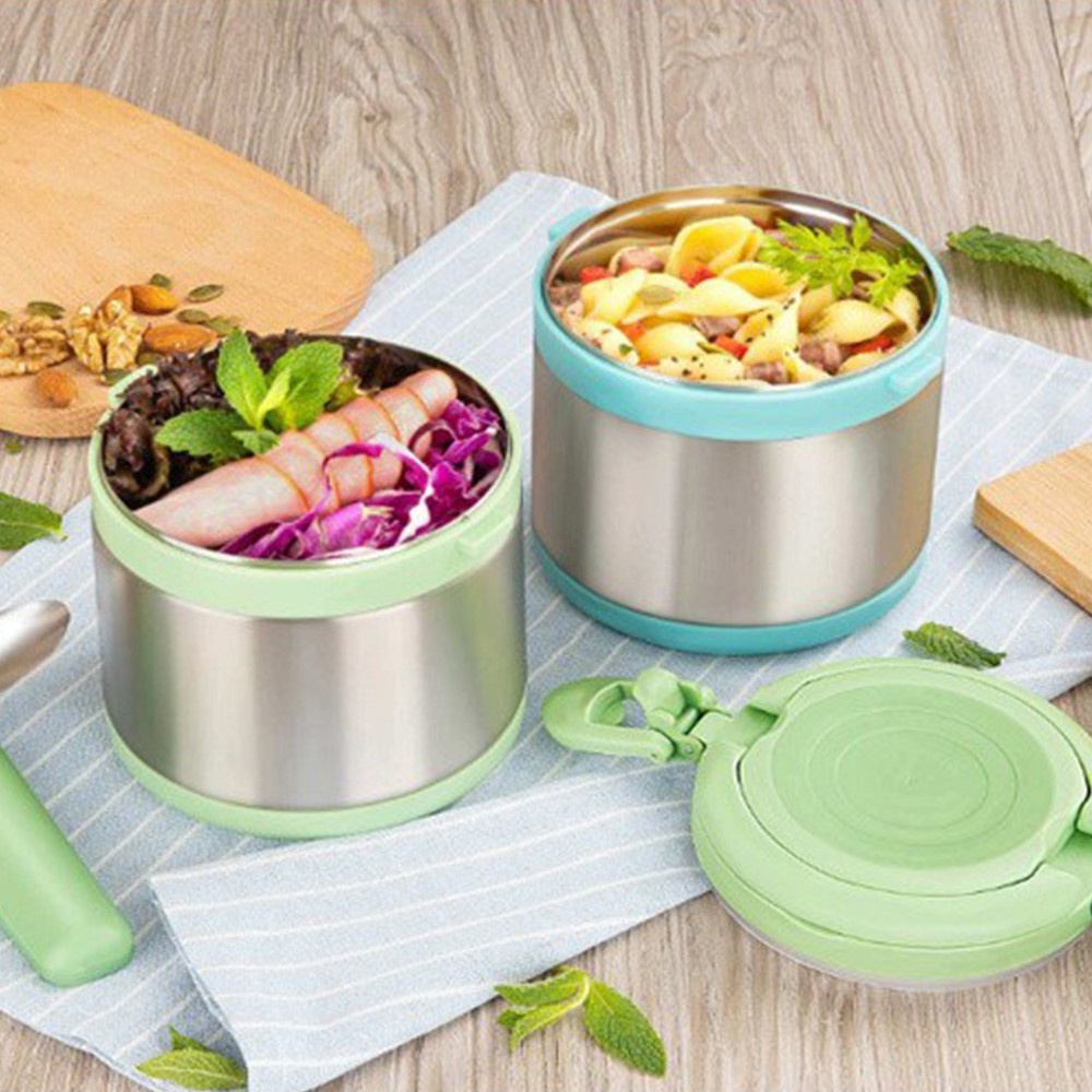 SALE Lunch Box Tedemei stainless sup jar bulat kotak makan travel