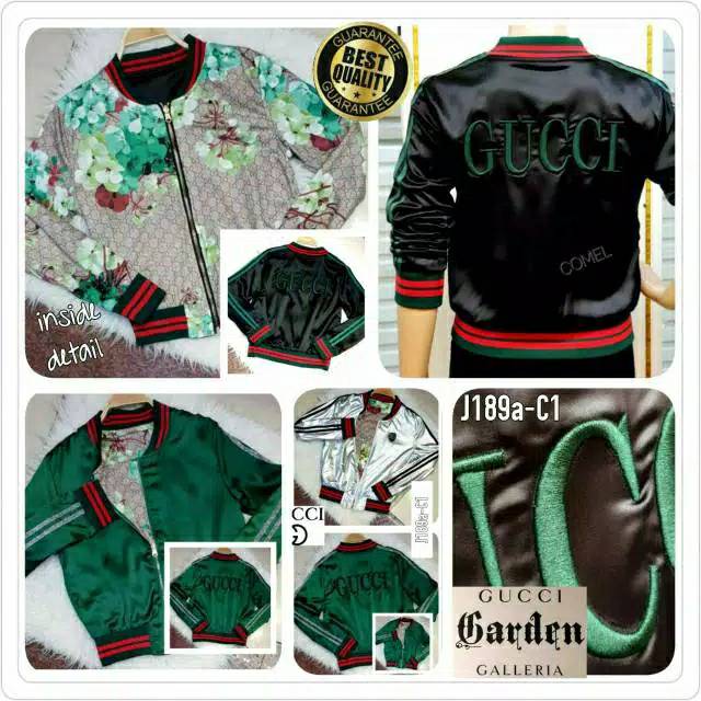 READY JAKET PREMIUM GUCCI BORDIR, JAKET FASHION IMPORT WANITA