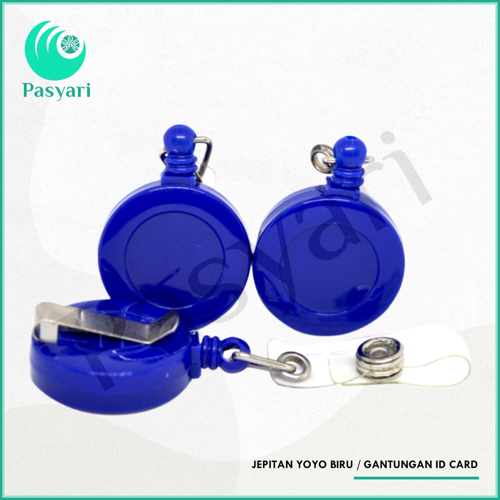 

Jepitan Yoyo Biru / Gantungan ID card