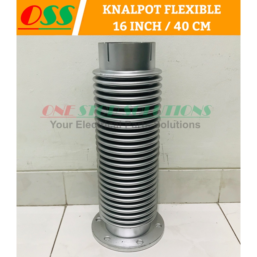 KNALPOT FLEXIBLE GENSET UNIVERSAL 16 INCH / 40CM