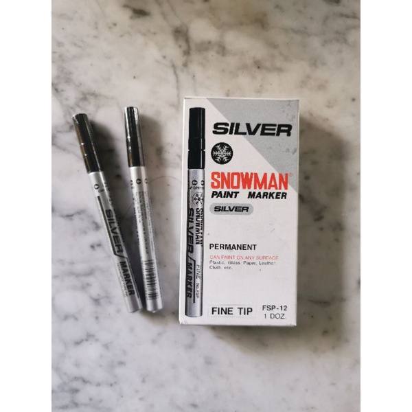 

spidol perak kecil snowman