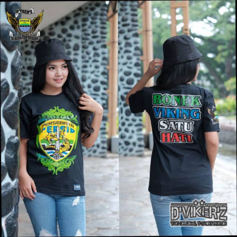 KAOS BAJU T-SHIRT BONEK PERSEBAYA BONVIK BONVIKA VIKING BOBOTOH ORIGINAL PREMIUM DEWASA CEWEK COWOK