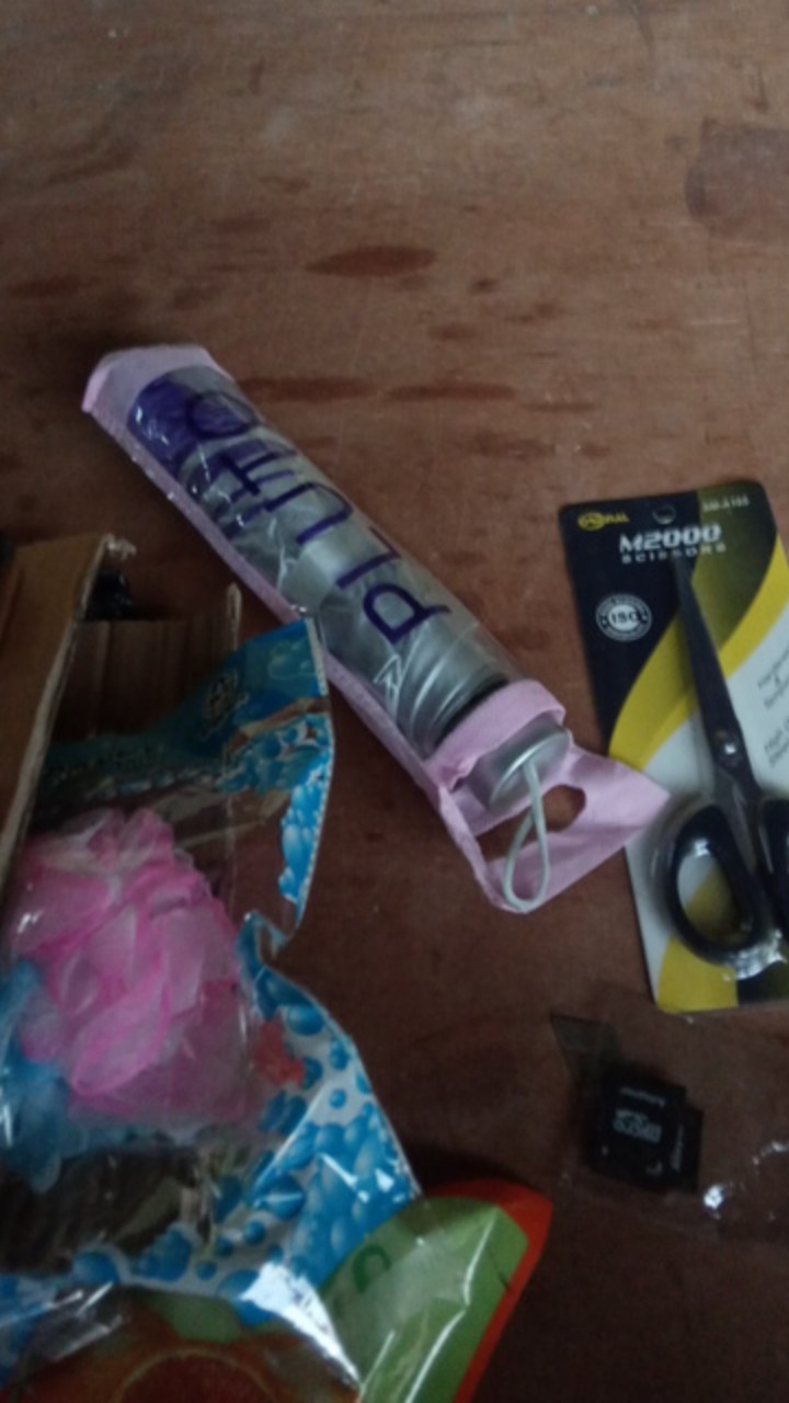 Payung Lipat 3 Pluto Warna Warni ( Random Colour )