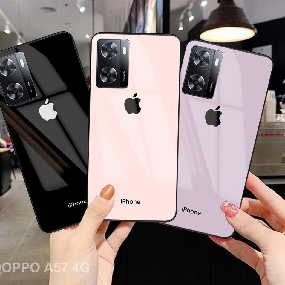 Sale Softcase Glass Kaca [SF63] OPPO A57 4G Terbaru Casing Handphone-Pelindung Handphone-Aksesoris H