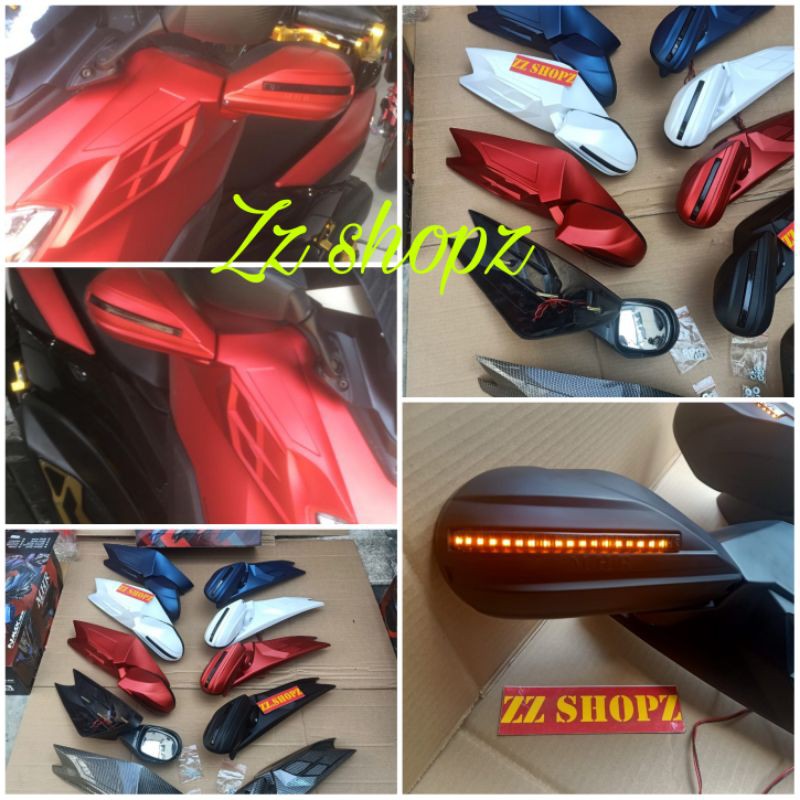SPION NMAX 2020 MHR RACING MODEL LIPAT / SPION LIPAT NEW NMAX 2020 MHR RACING Spion body nmax 2020