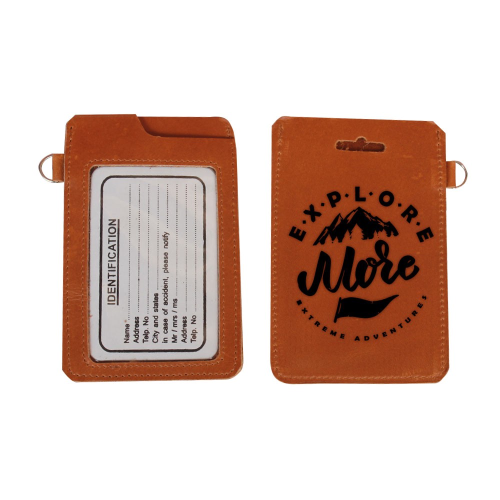 

ID CARD HOLDER SIMPLE BAHAN KULIT ASLI