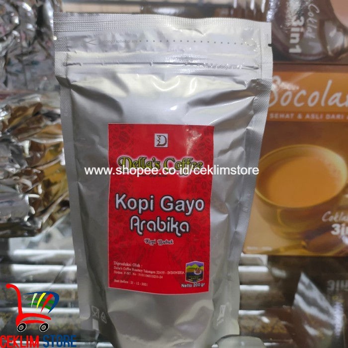 

Promo !!! Kopi Arabika Gayo Specialty 200 Gram | Della'S Coffe