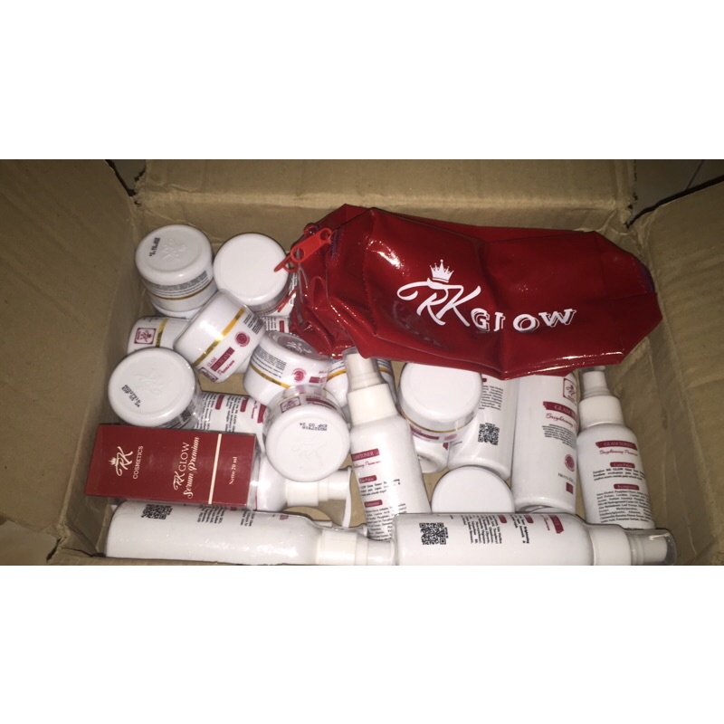 PAKET RK GLOW PREMIUM / CREAM RK GLOW ACNE / CREAM RK GLOW PREMIUM BPOM ORIGINAL 100%