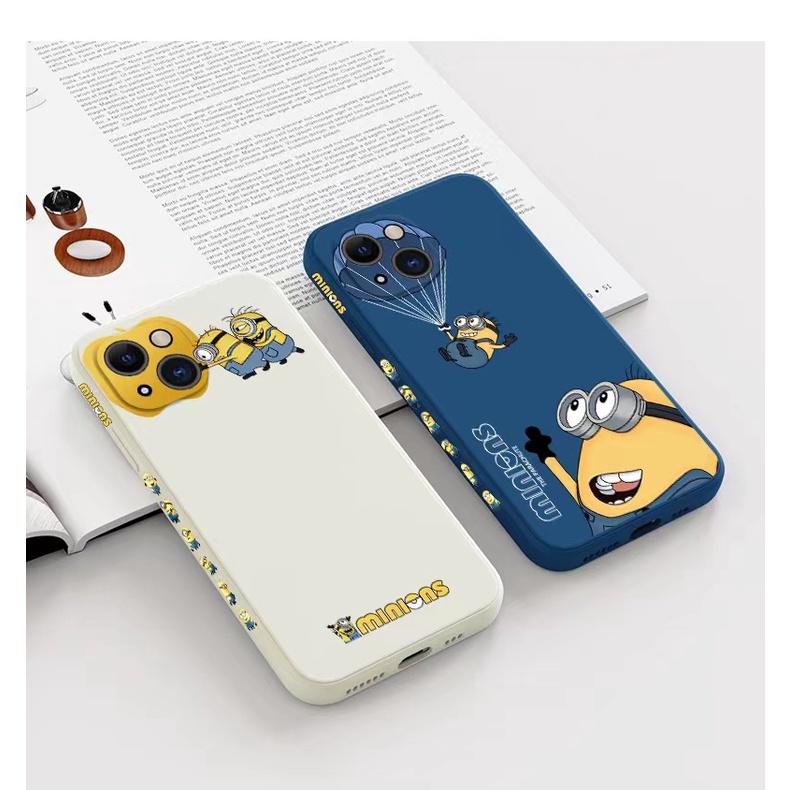 Soft Case Motif Pria Kecil Warna Kuning Untuk Iphone 13 12 11 Pro Max X Xs Max Xr 7 8 Plus Se2020