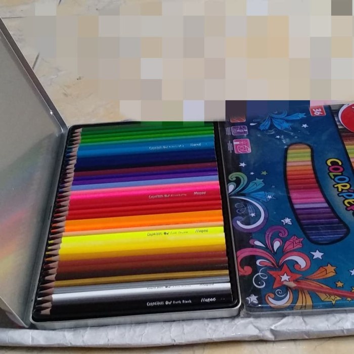 

Murah Pinsil Warna Color'Peps Maped 36 Metal Box Gilaa!!!