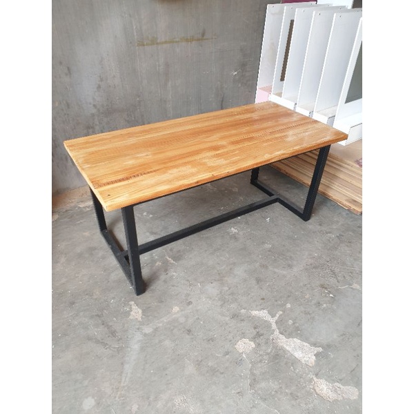 Meja minimalis Bahan Besi 60x120x50cm