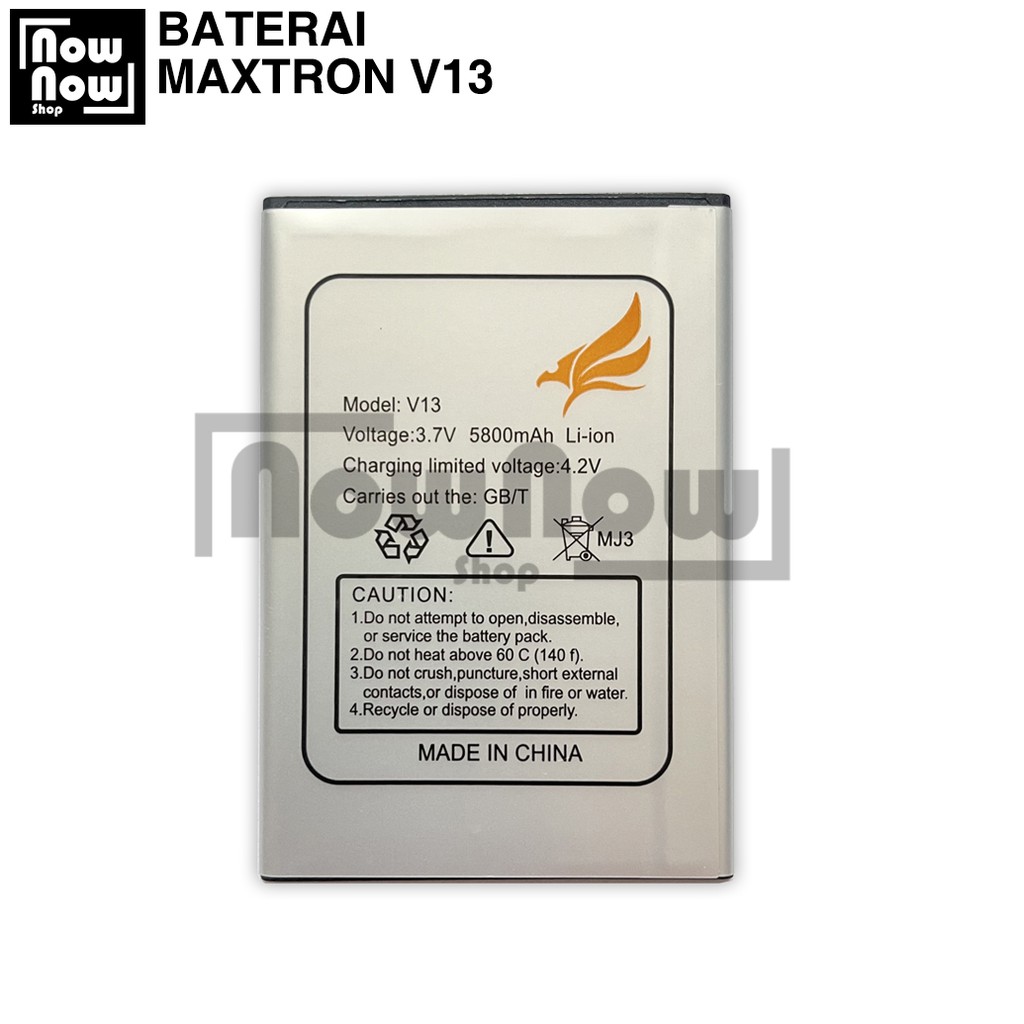 Baterai Maxtron V13 V 13 Double Power Batre Batrai Batere Baterei HP Handphone