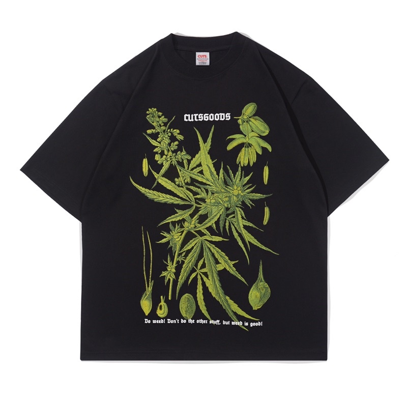 CUTS | T-SHIRT OVERSIZE | WEED