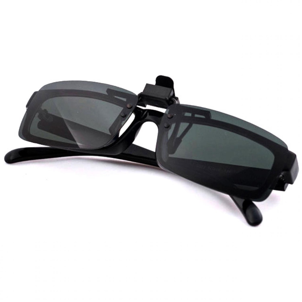 (BISA COD) FTIHSHPLensa Jepit Kacamata Day Vision for Night Drivin Polarized