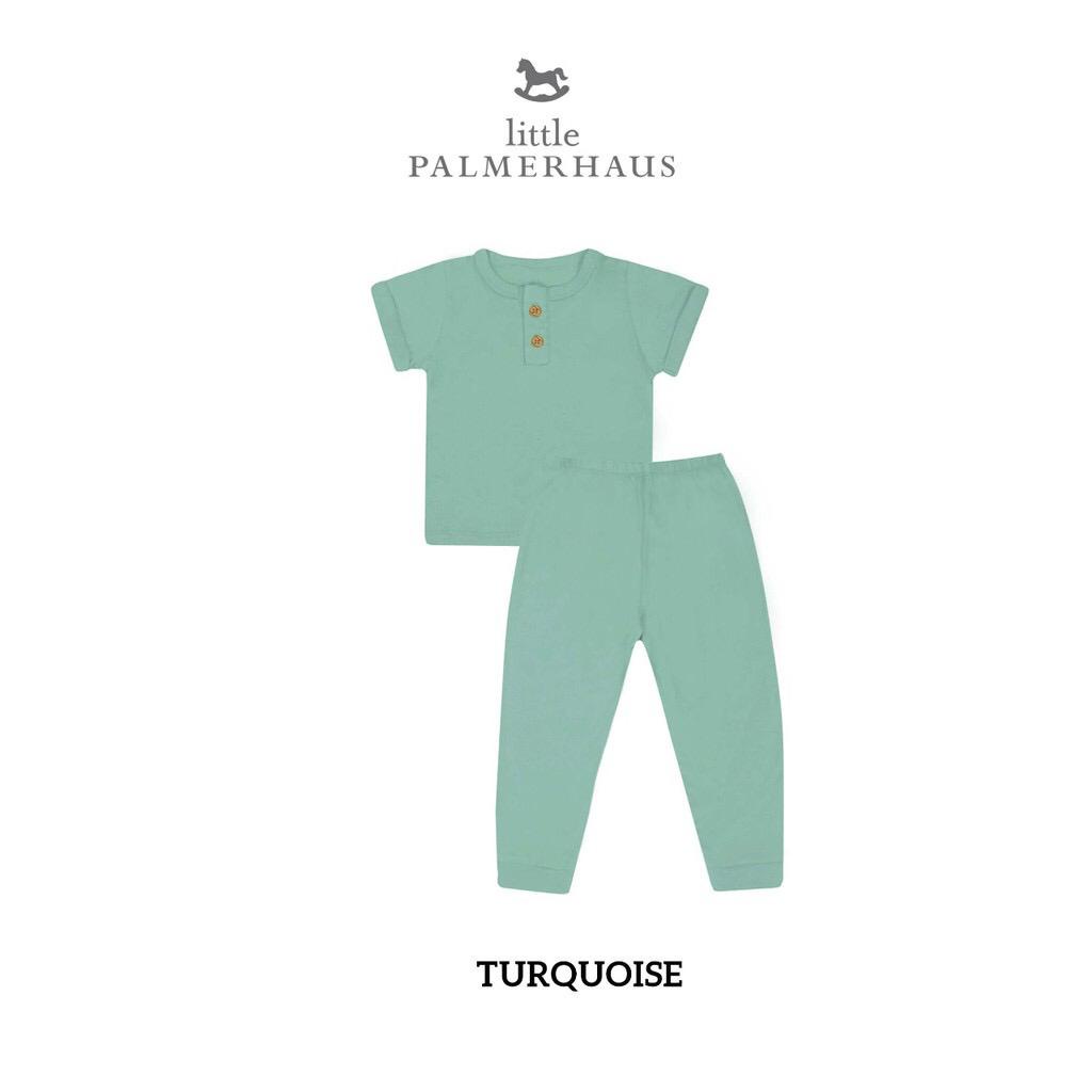 Setelan Anak Baju Pendek Celana Panjang Piyama Polos Warna 1-4 Tahun Palmerhaus - Colourful Playset