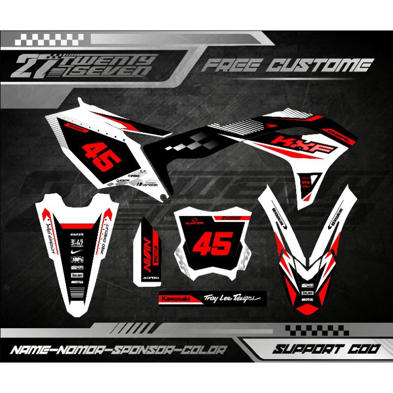 Decal kx 250 decal kx 450 full body