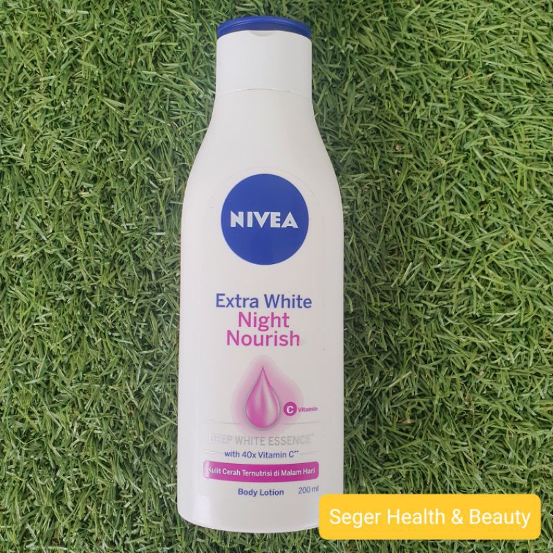 nivea night nourish handbody lotion 200ml