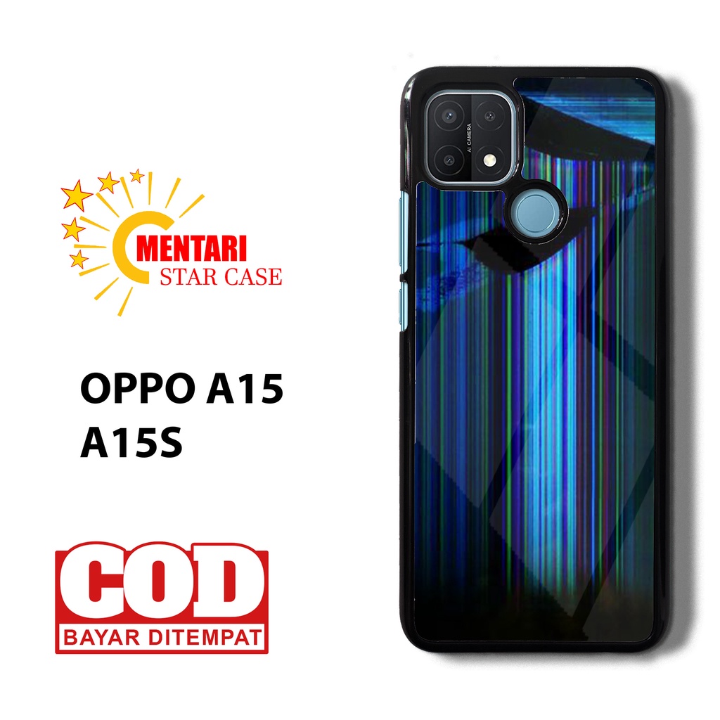 Case OPPO A15 A15S MOTIF LCD RUSAK Mentari Casing Casing hp Case hp Motif case Motif Casing Casing H