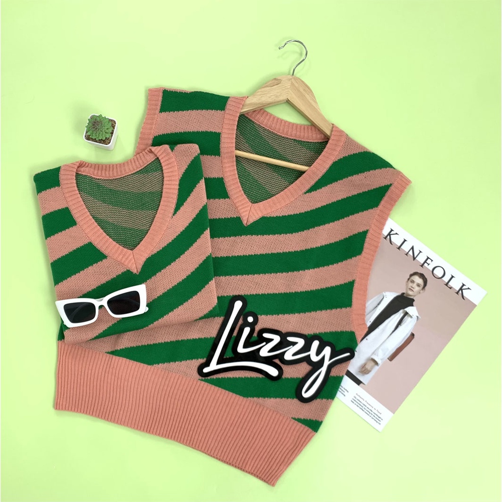 Lizzy - VEST STRIPE CANDY PREMIUM