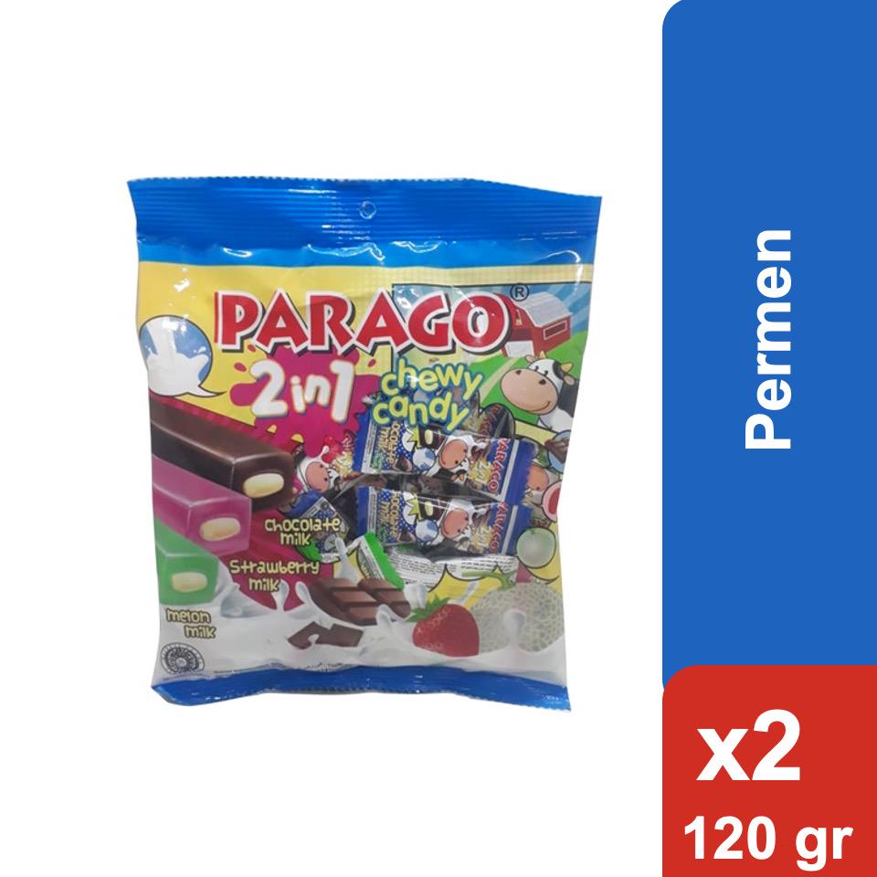 Parago 2 in 1 Permen Chewy Candy 2 x 120 gr