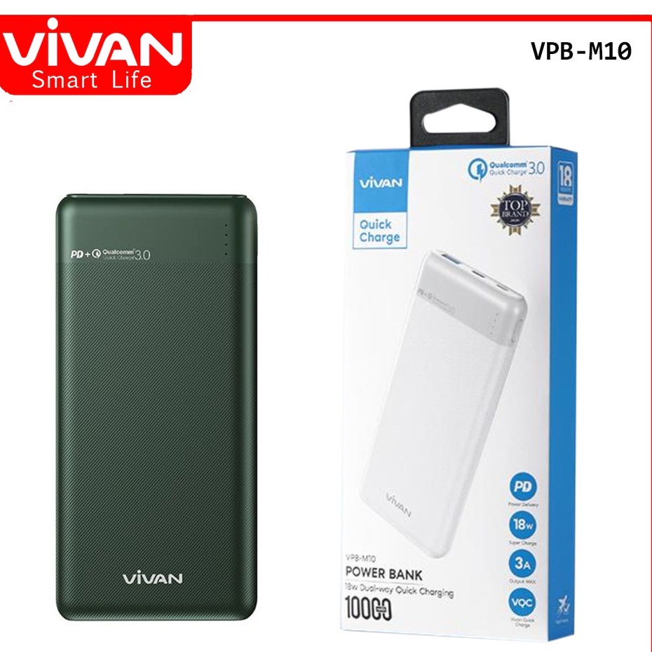 POWER BANK VIVAN VPB M10 10000 mAh