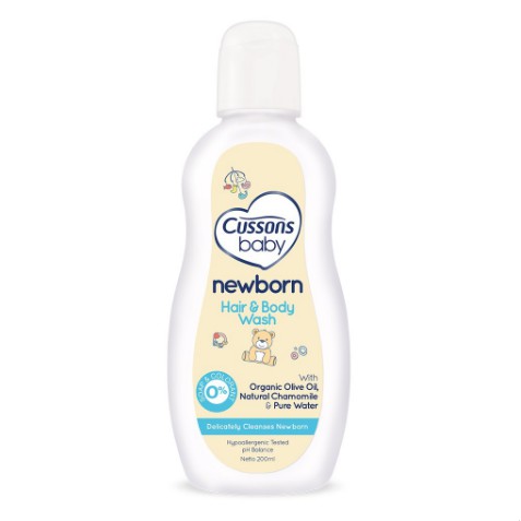 Cussons Sabun Mandi dan Sampo Bayi Baru Lahir Baby Newborn Hair &amp; Body Wash 100ml