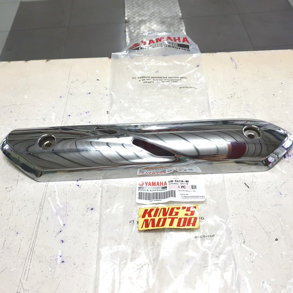 pelindung / tameng / cover knalpot jupiter z new 2009-2012 ori YGP