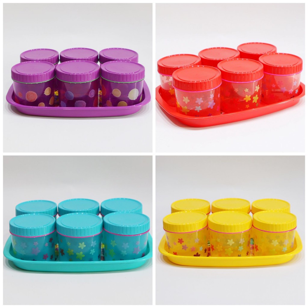 Tempat Toples Makanan Calista / Set 7 In 1 Calista Tonam Toples Kue 7 in 1