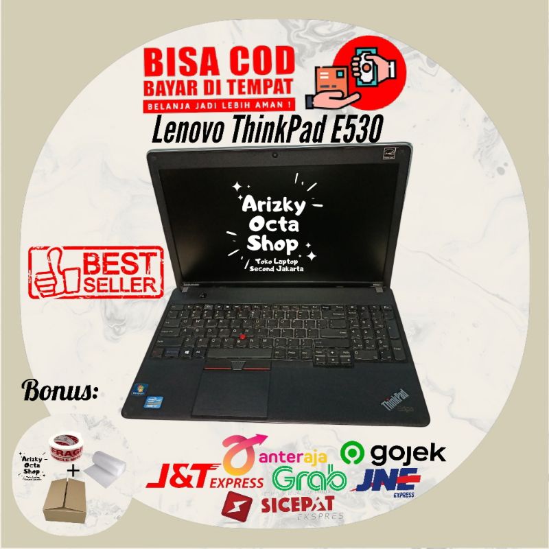 LENOVO THINKPAD E530 CORE I7 GEN 3 RAM 4GB HDD 1TB(1000GB) WEBCAM DVD LCD 15INCH NUMERIK KEYBOARD