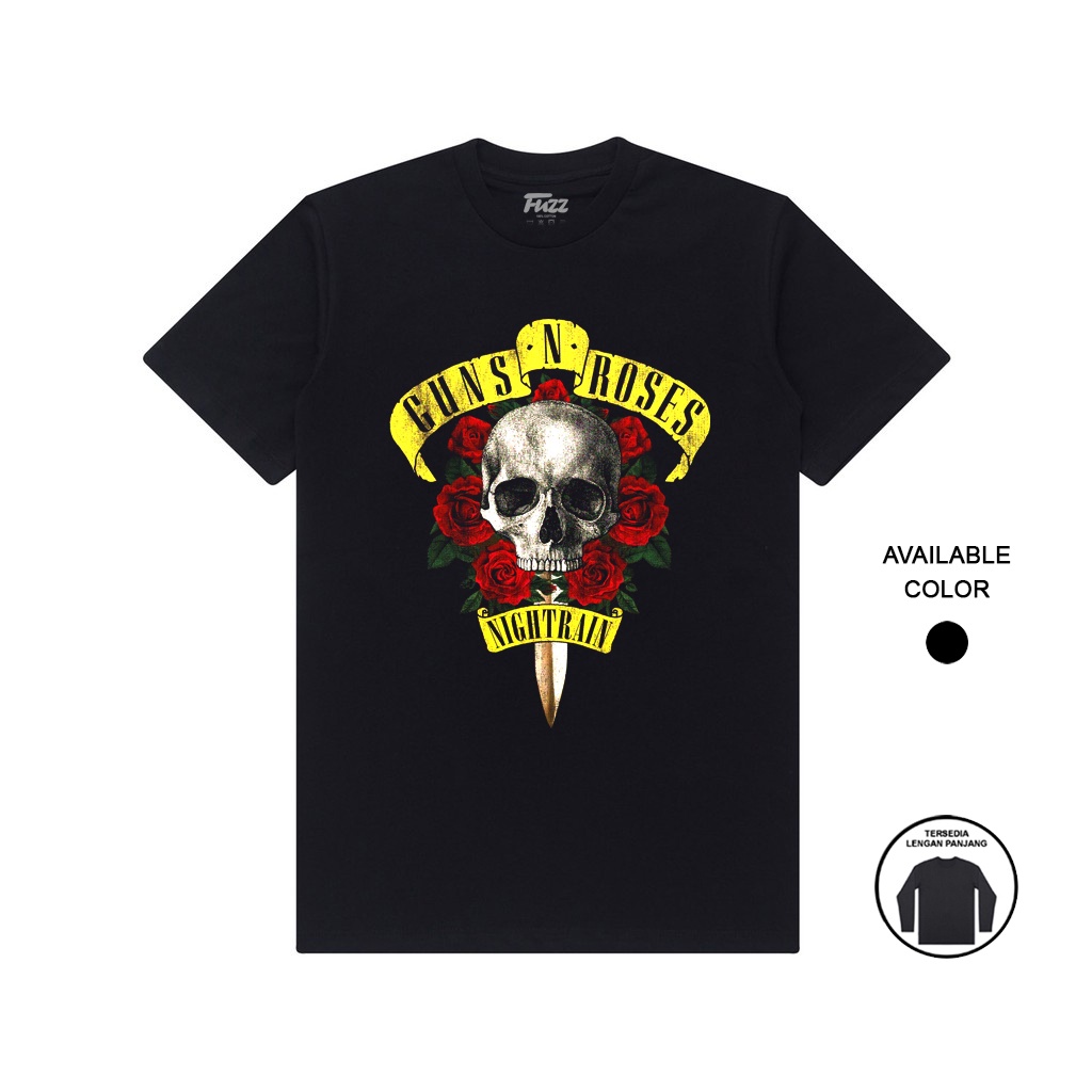 KAOS GUNS N ROSES T SHIRT BAND ORIGINAL GNR BAJU DISTRO MUSIK ROCK PRIA WANITA PREMIUM