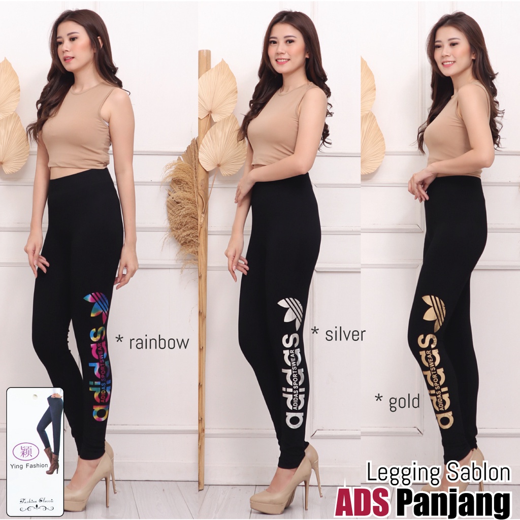 Legging SABLON BEBE / Legging Wanita / legging jumbo wanita / legging senam / legging import / YING FASHION