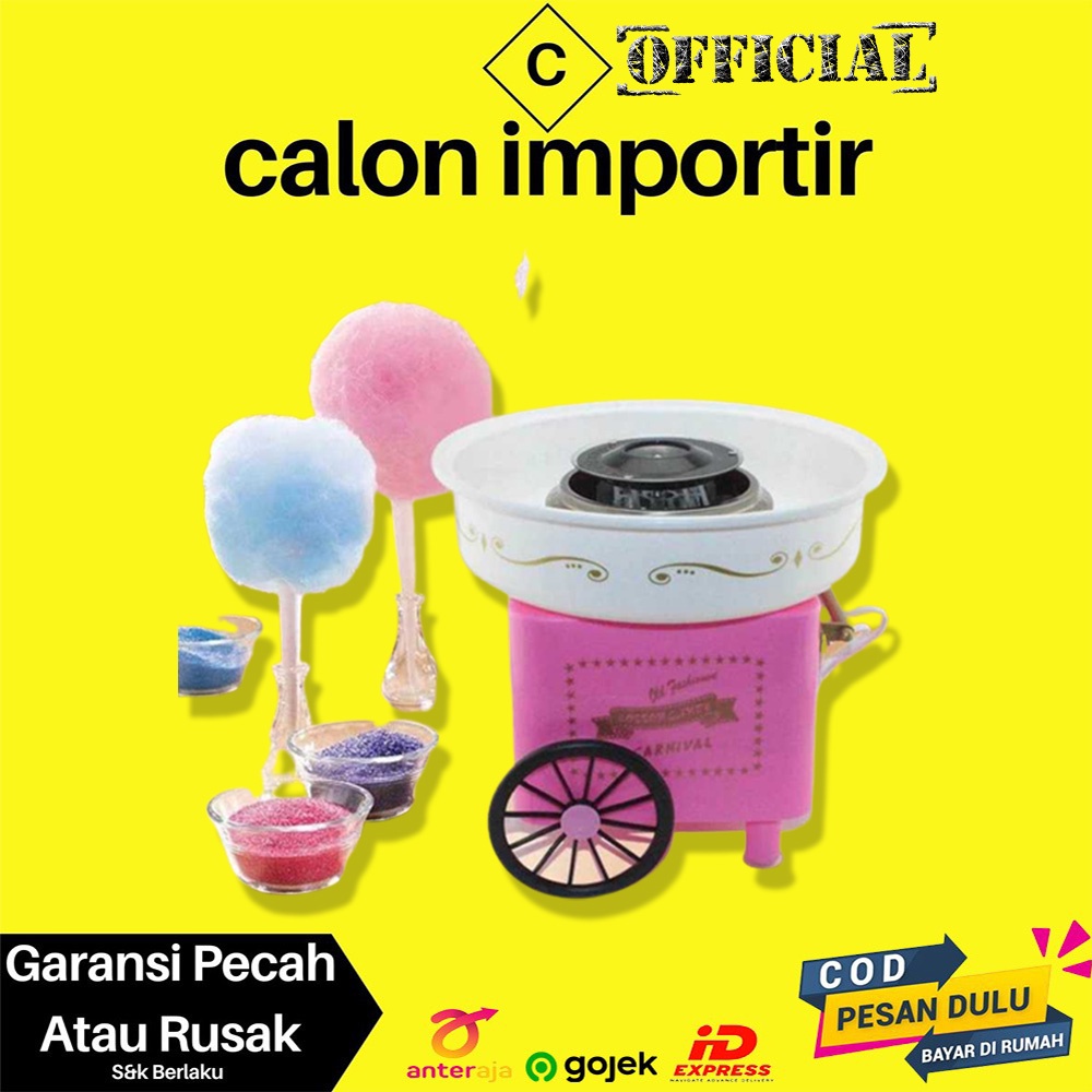 Mesin Pembuat Gula Gula Gulali Permen Kapas Cotton Candy Arumanis Harumanis Alat Gula Gula Kapas Min