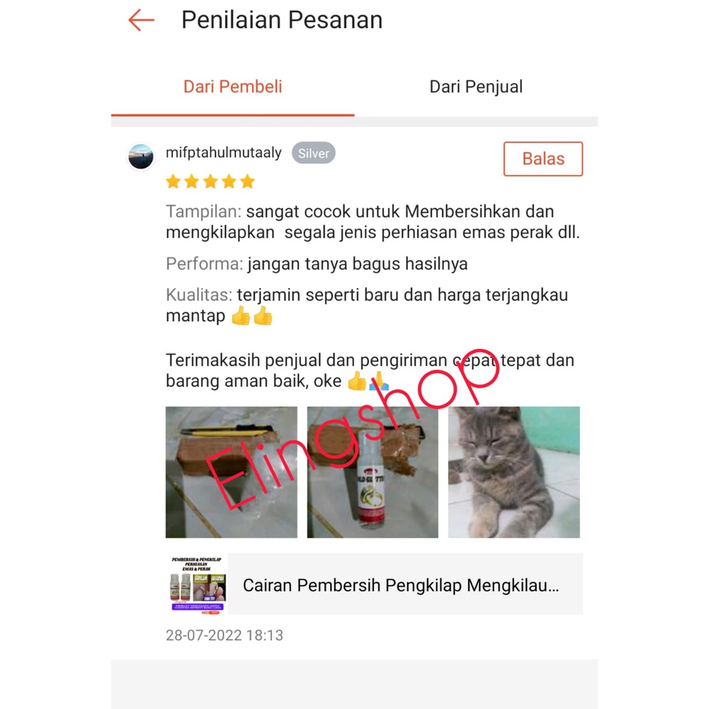 Paket 3 Botol Cairan Pembersih Pengkilap Mengkilaukan Perhiasan Emas Perak Silver Diamond 35 ml