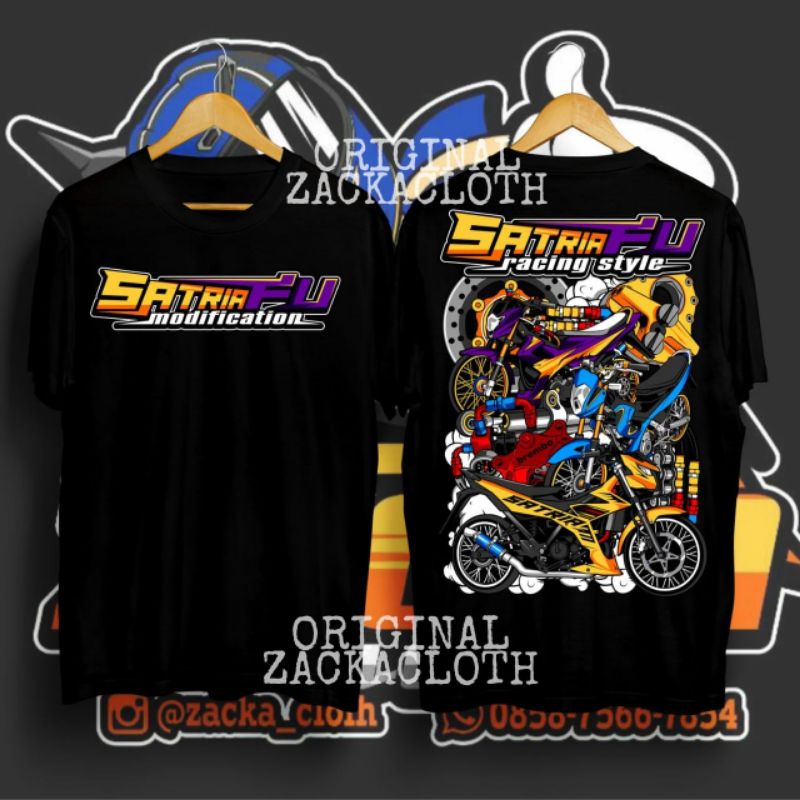 kaos satriafu/kaos motor satria fu/kaos satria fu jarijari/kaos racing/ kaos  original motor satria 