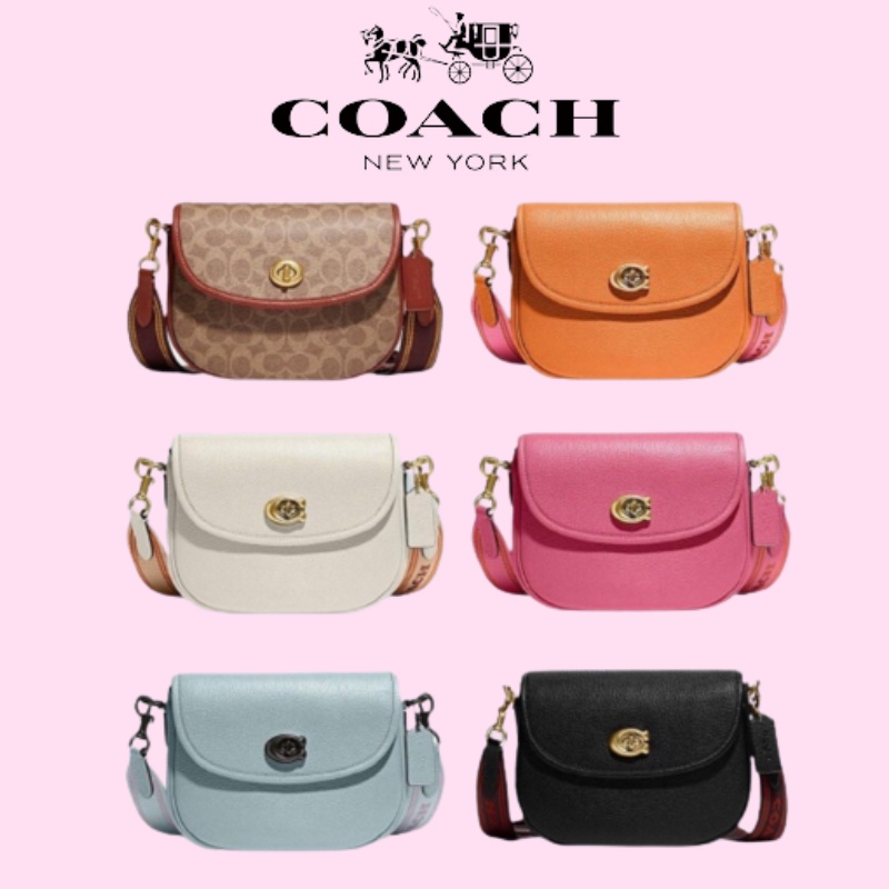 Coach Willow Saddle Bag Multicolour and Signature Original CA093 CA094