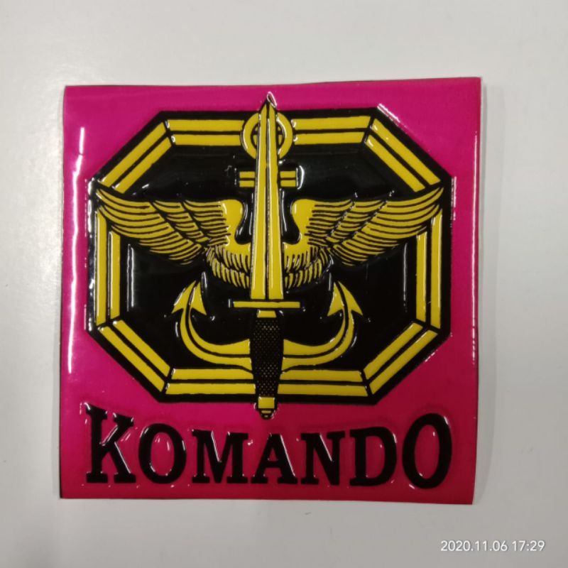 

Stiker Embos KOMANDO | Aksesoris Kendaraan dan Craft Stationery
