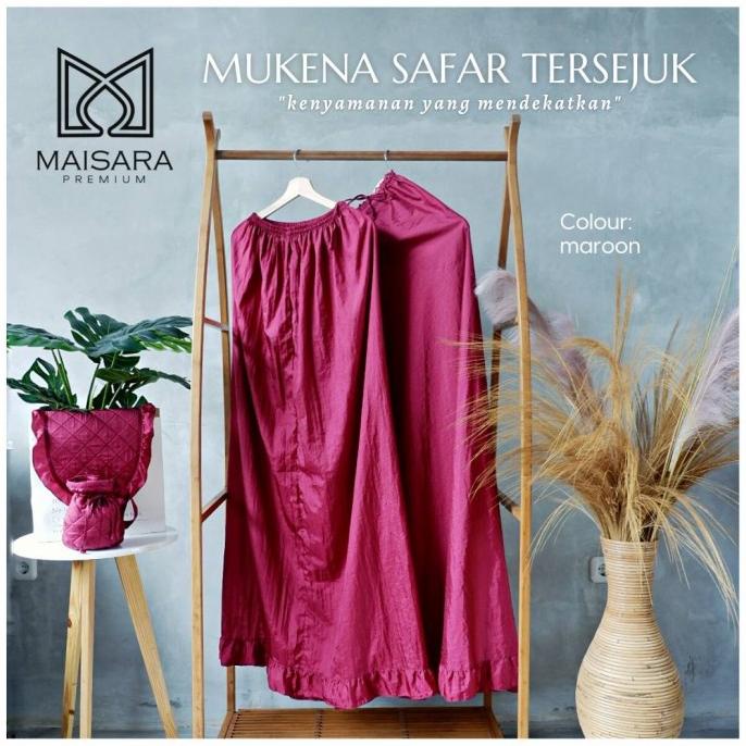 mukena safar parasut maisara premium telekung dewasa